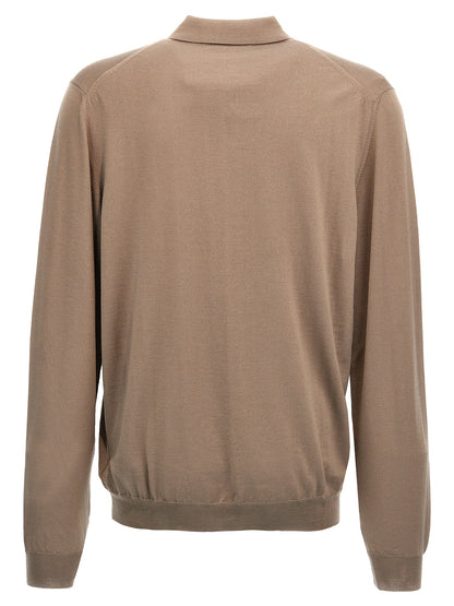 Virgin wool polo shirt Polo