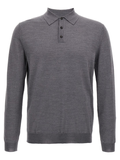 Virgin wool polo shirt Polo