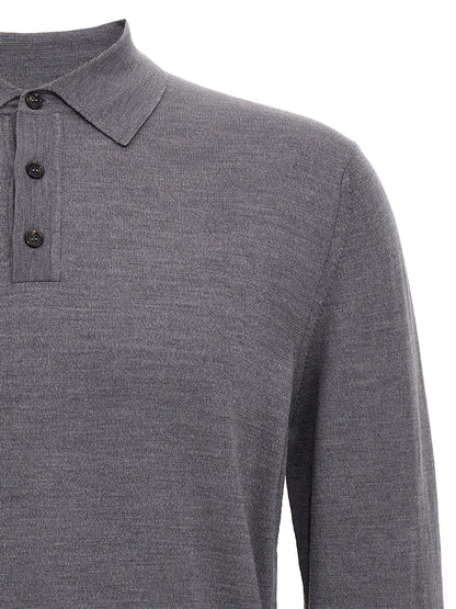 Virgin wool polo shirt Polo