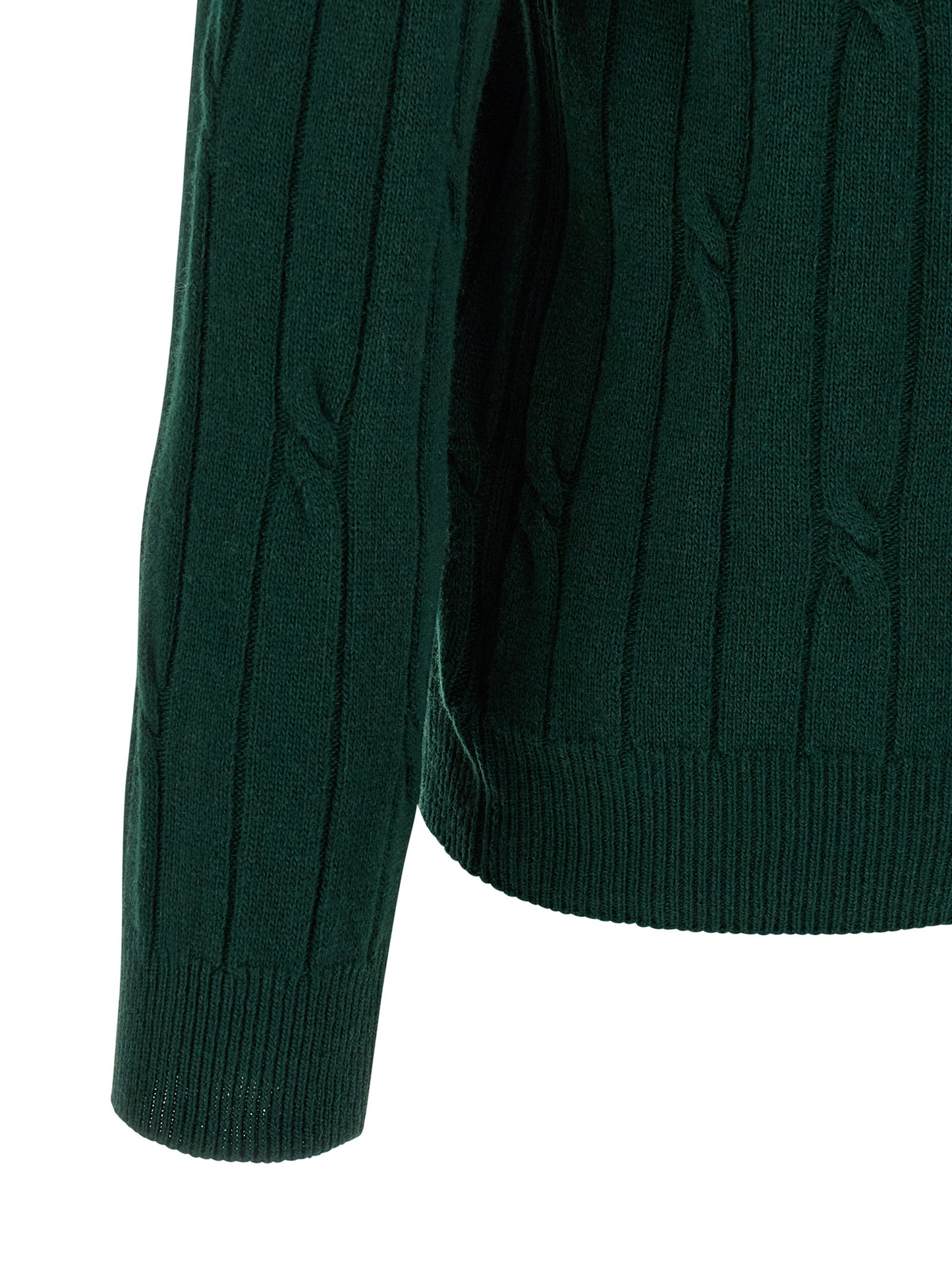 Braided wool polo shirt Polo