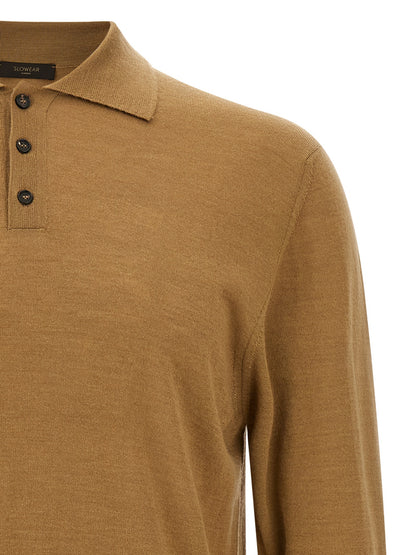 Virgin wool polo shirt Polo