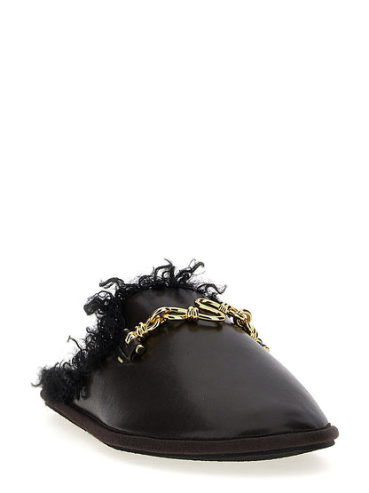 'Backless Ryder' sabots Flat shoes