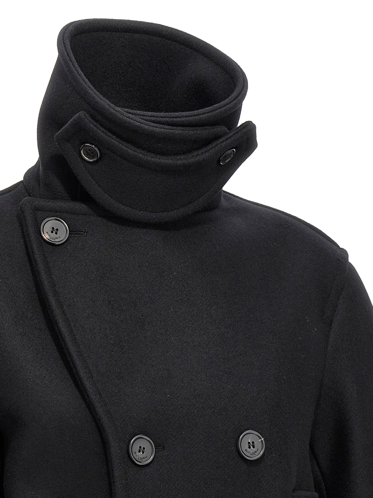 Oversized caban coat Coats, trench coats