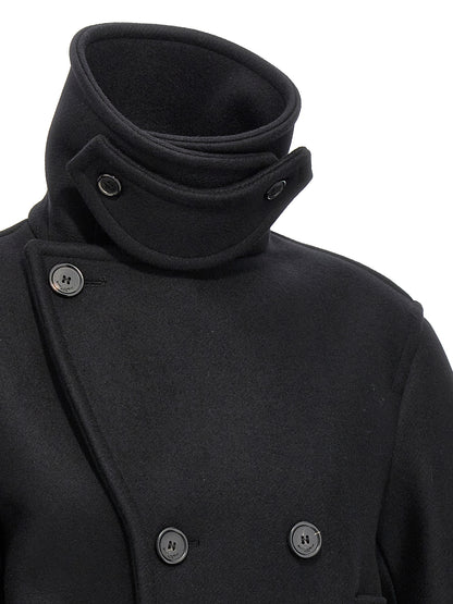 Oversized caban coat Coats, trench coats