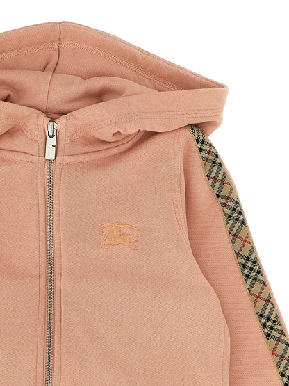 'Elin Check Tape' hoodie Sweatshirt