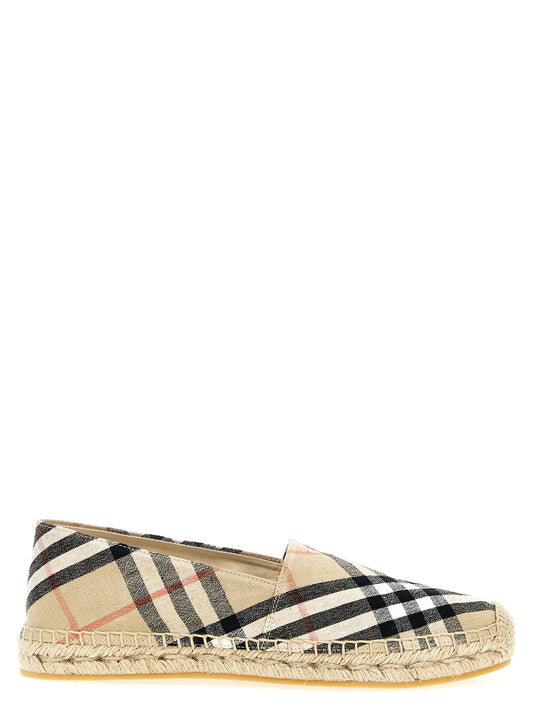 Check espadrilles Flat shoes