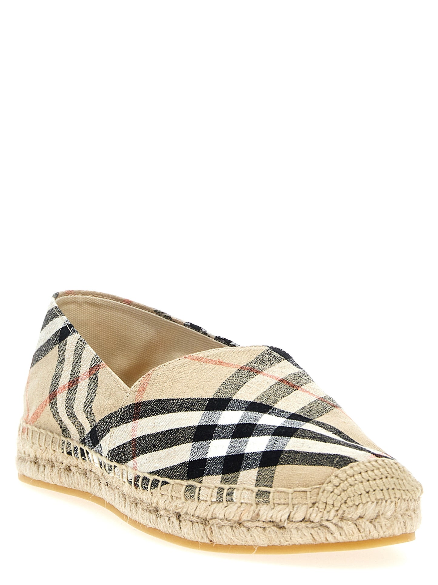 Check espadrilles Flat shoes