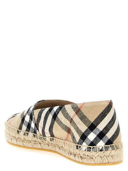 Check espadrilles Flat shoes