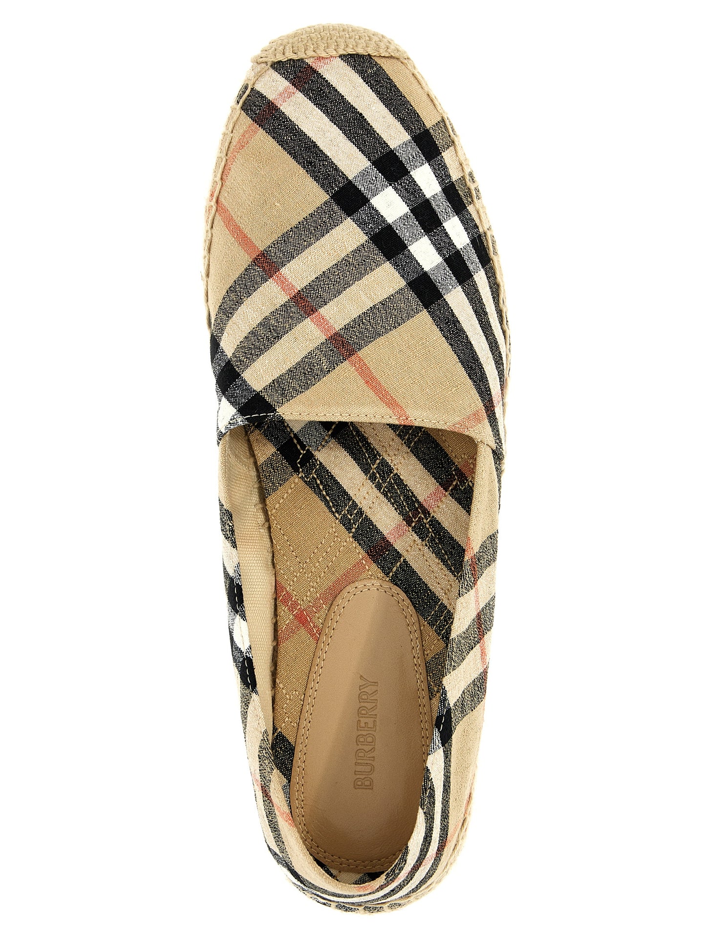 Check espadrilles Flat shoes