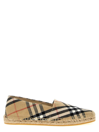 'Mews Check' espadrilles Flat shoes