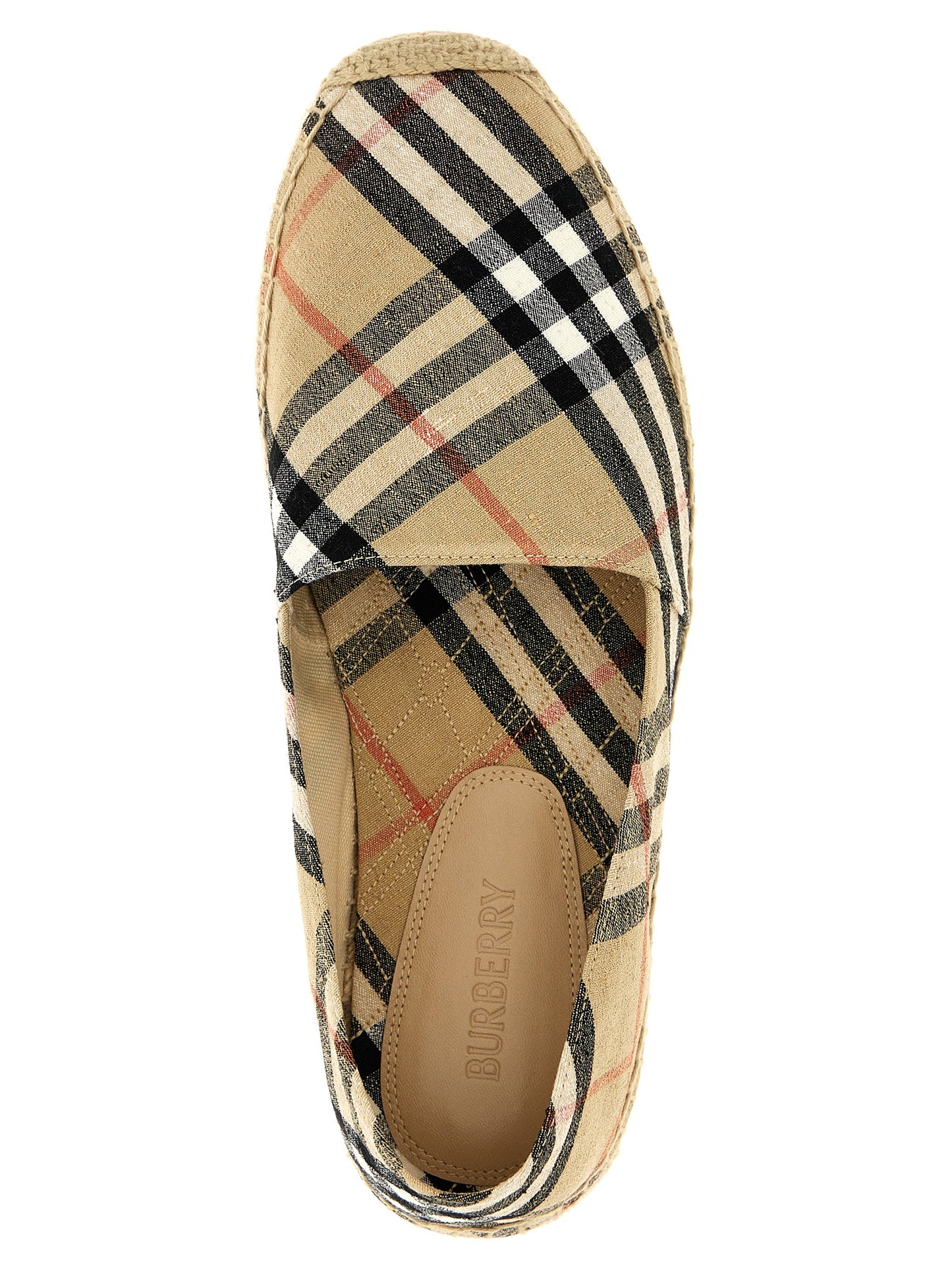 'Mews Check' espadrilles Flat shoes