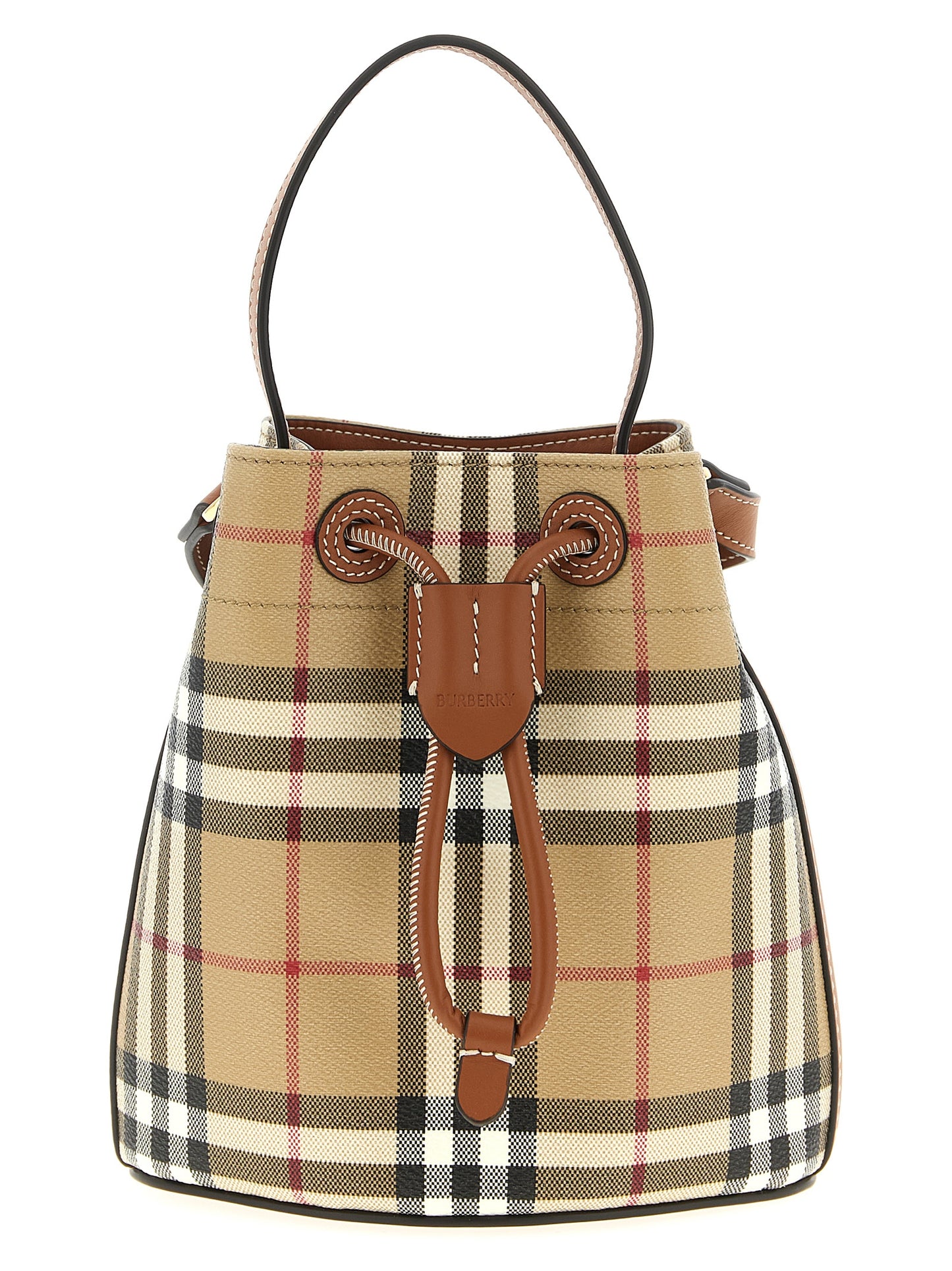 Check bucket bag Crossbody bags