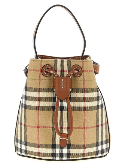 Check bucket bag Crossbody bags