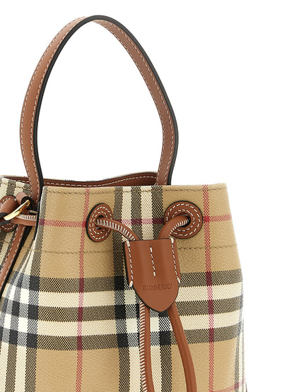Check bucket bag Crossbody bags