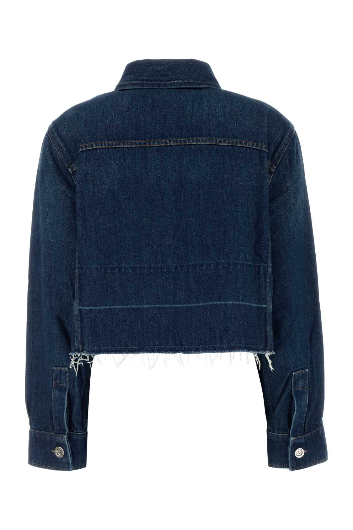 Givenchy Raw edge denim shirt