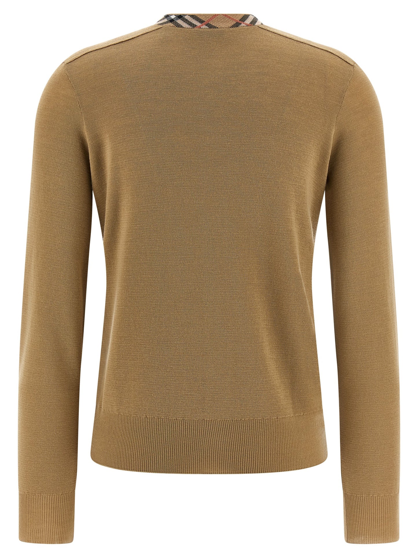 Check insert cardigan Sweater, cardigans