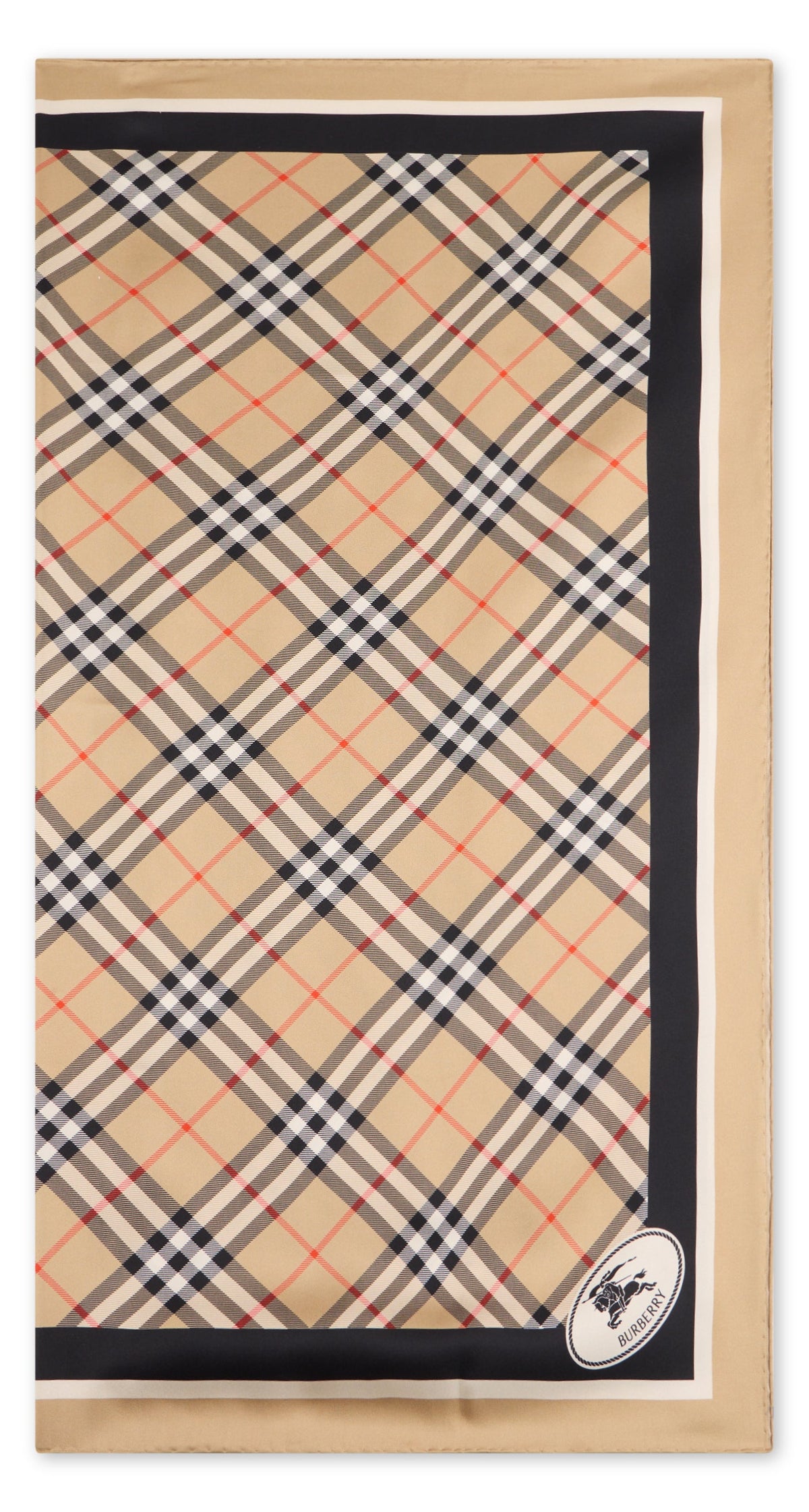 Burberry Silk scarf with checks