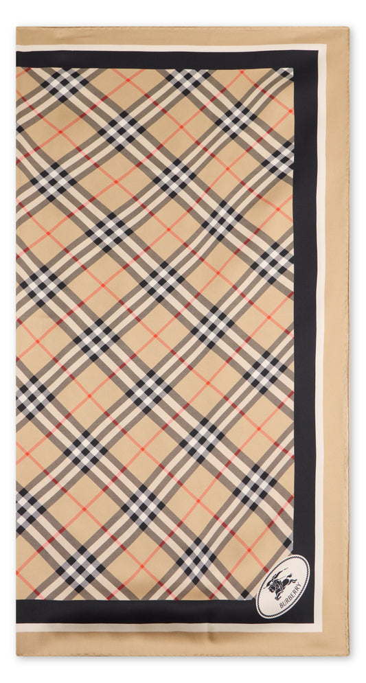 Burberry Silk scarf with checks