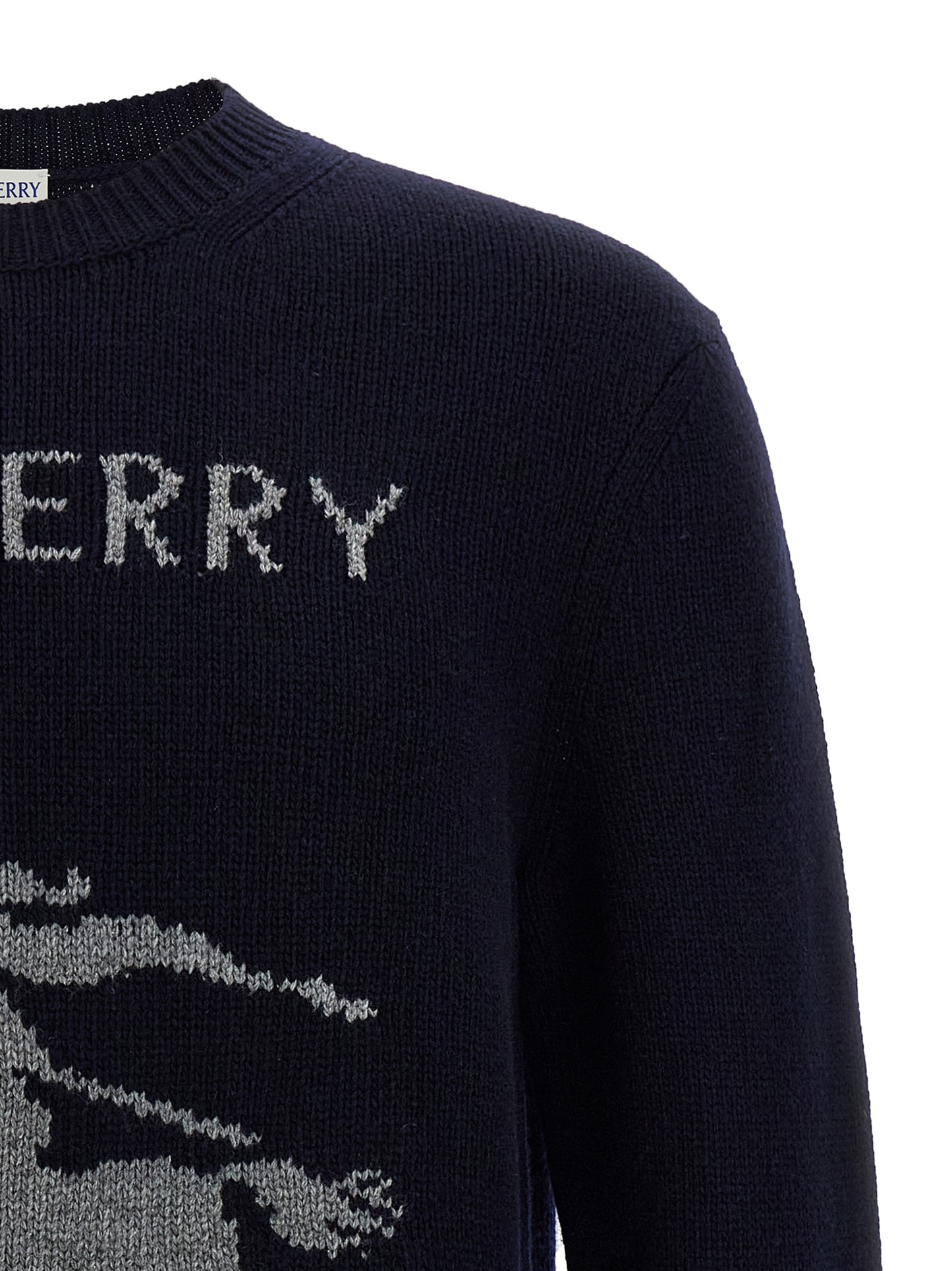 Logo intarsia sweater Sweater, cardigans