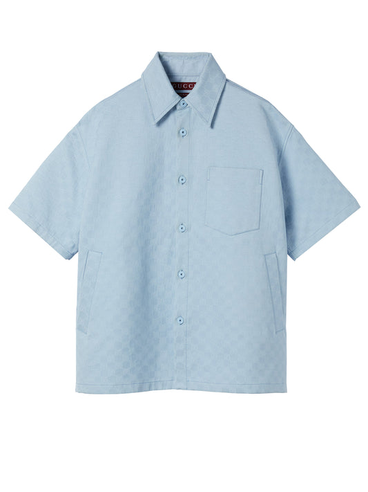OVER FIT WORK SHIRT DOUBLE GG SHIRTS