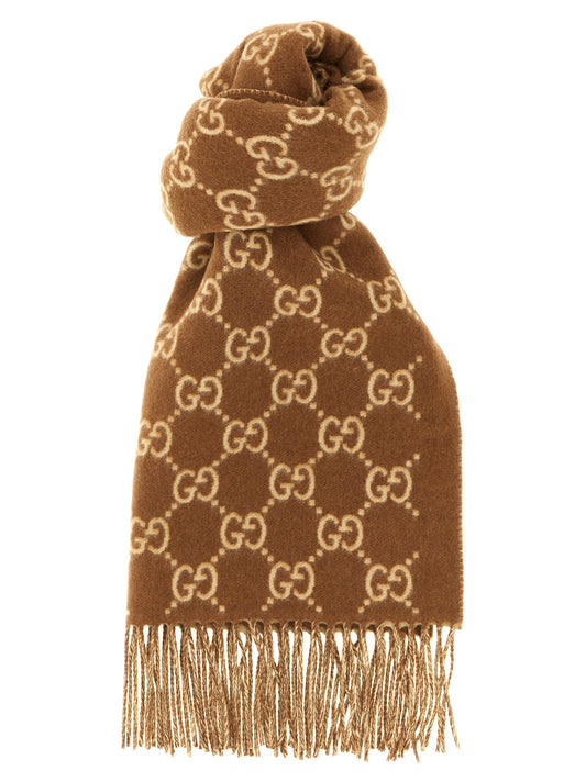 GG cashmere scarf Scarves, foulards