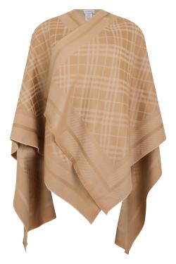 Burberry tartan poncho