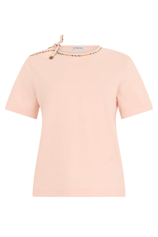 Burberry T-shirt with tartan detail