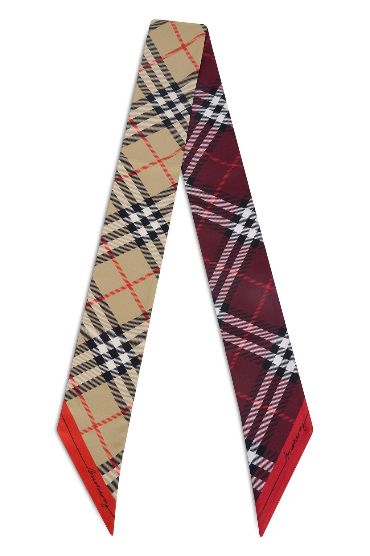 Burberry Scarf with tartan pattern