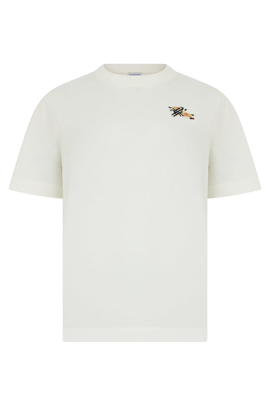 Burberry Cotton T-shirt with embroidery