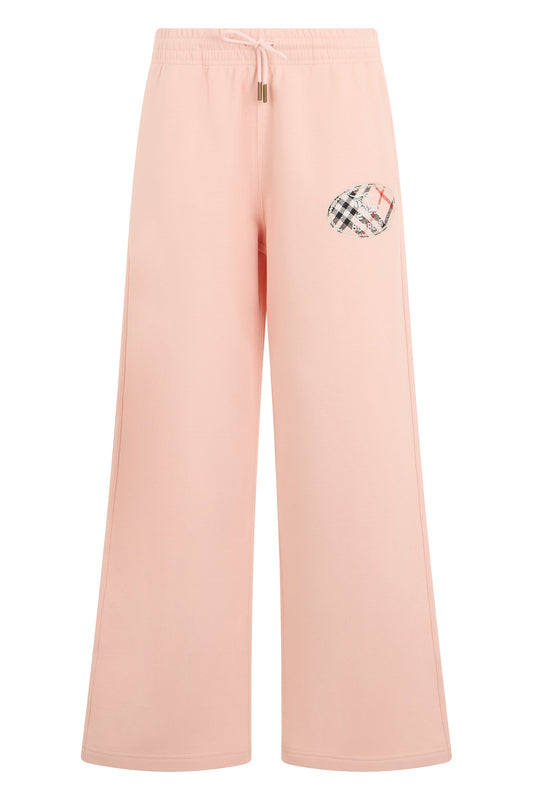 Burberry Cotton sports trousers with logo