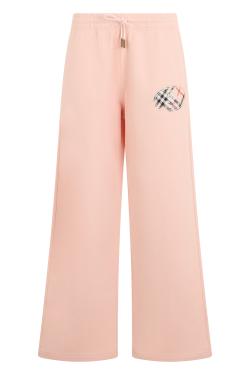 Burberry Cotton sports trousers with logo