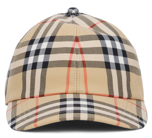 Burberry Tartan Cap with Visor