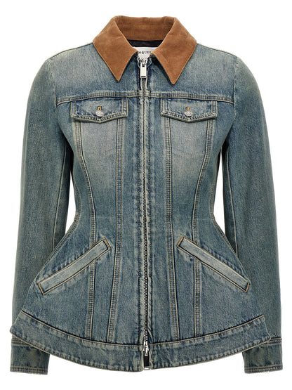 Denim jacket Down jacket, Parka, Casual jackets