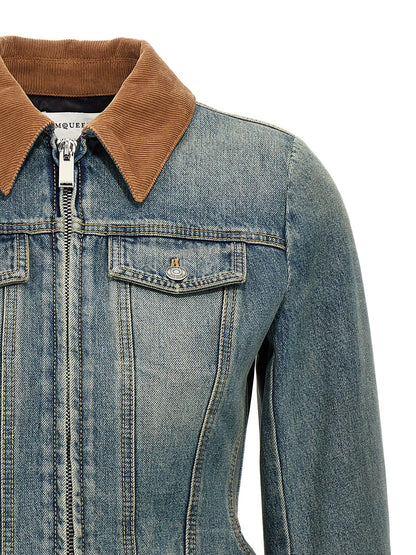 Denim jacket Down jacket, Parka, Casual jackets