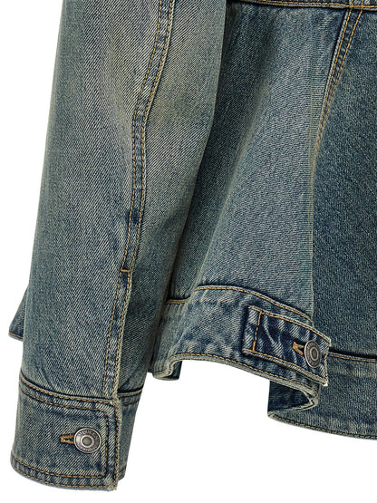 Denim jacket Down jacket, Parka, Casual jackets