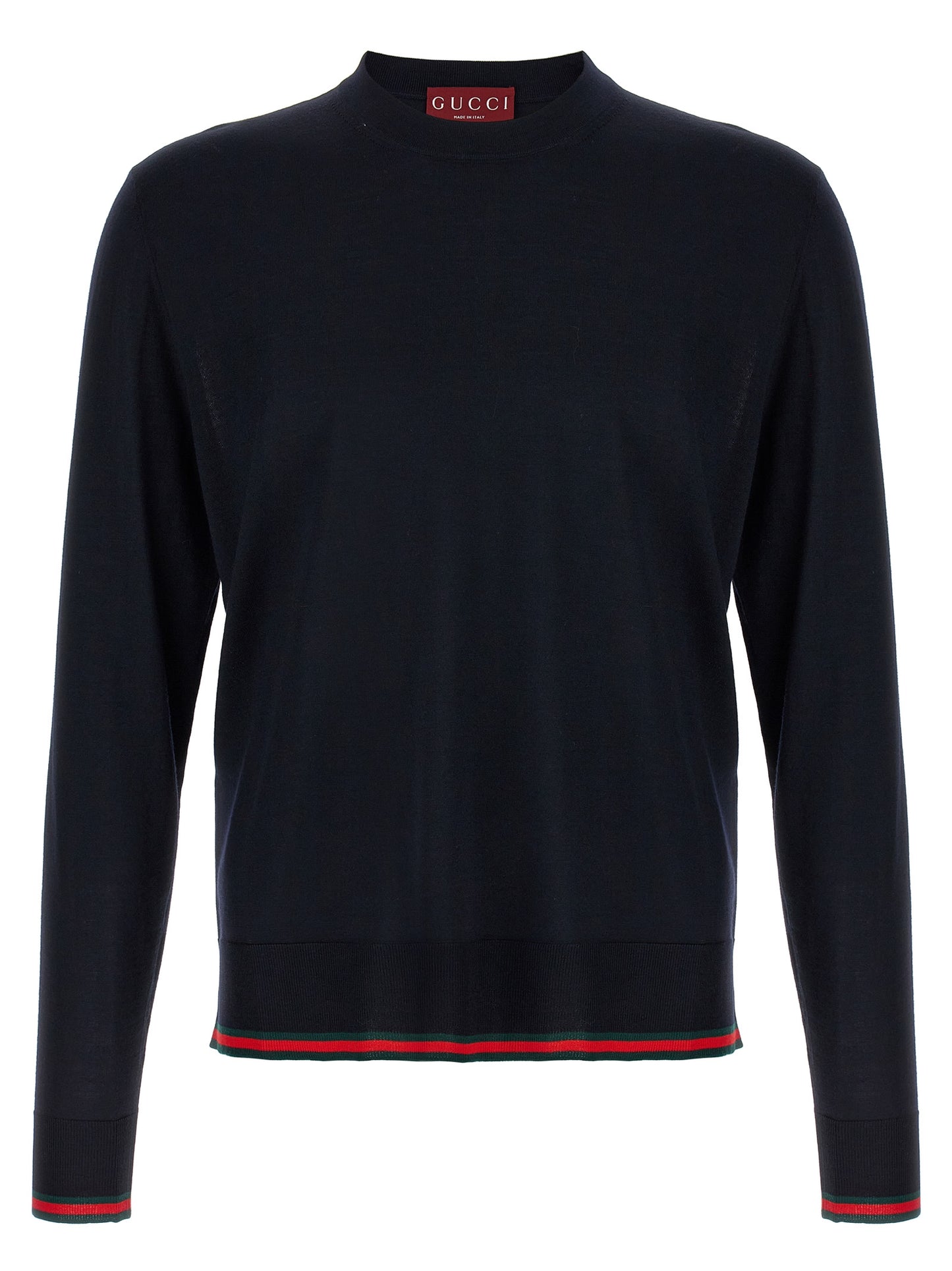 Web Ribbon Jersey Sweater, cardigans