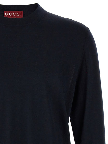Web Ribbon Jersey Sweater, cardigans