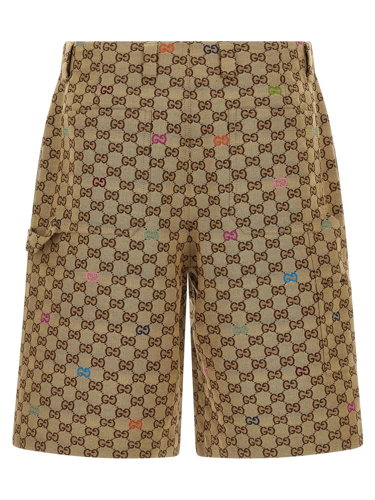 Multicolor fil coupé bermuda shorts Bermuda, short