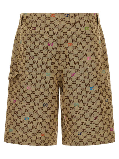 Multicolor fil coupé bermuda shorts Bermuda, short