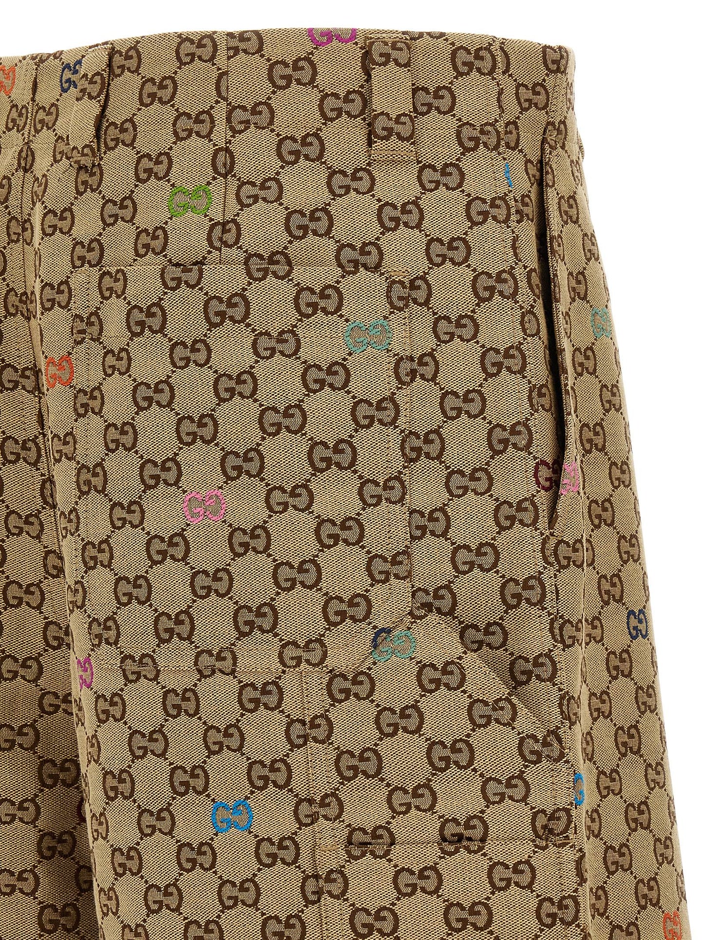 Multicolor fil coupé bermuda shorts Bermuda, short
