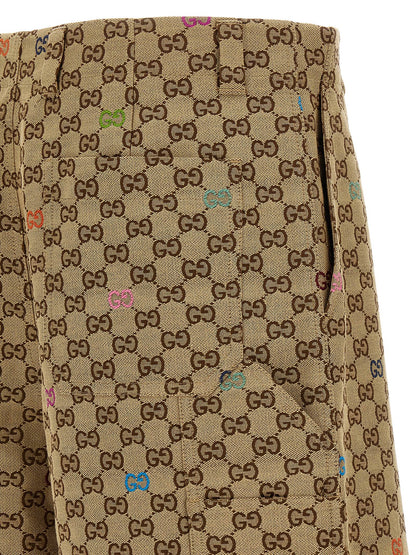 Multicolor fil coupé bermuda shorts Bermuda, short
