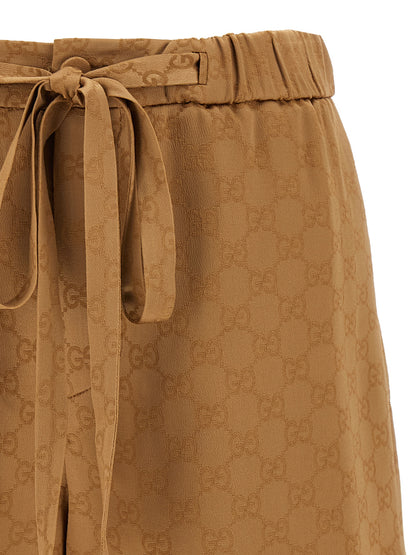 Satin shorts GG Bermuda, short