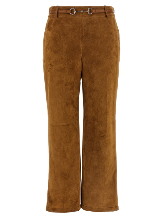 Suede pants Pants