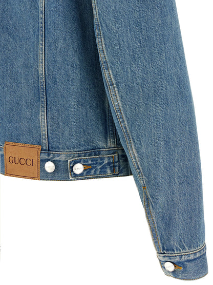 GG denim jacket Casual jackets, parka