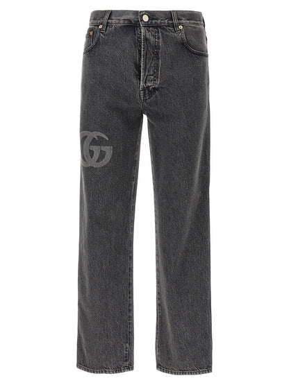 Lasered Double G jeans Jeans