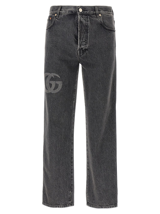 Lasered Double G jeans Jeans