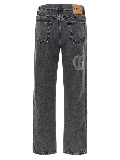 Lasered Double G jeans Jeans
