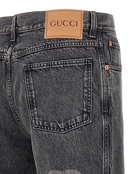 Lasered Double G jeans Jeans