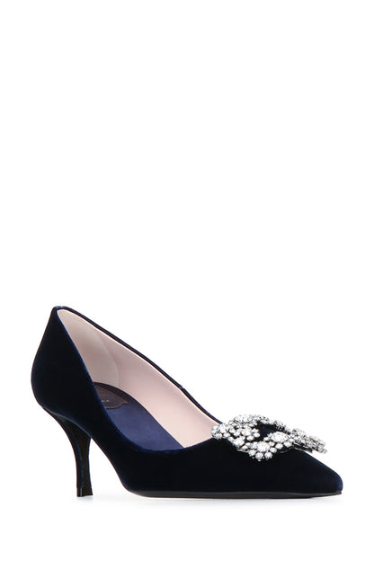 DEC. FLOWER STRASS B. SIN 65 PUMPS