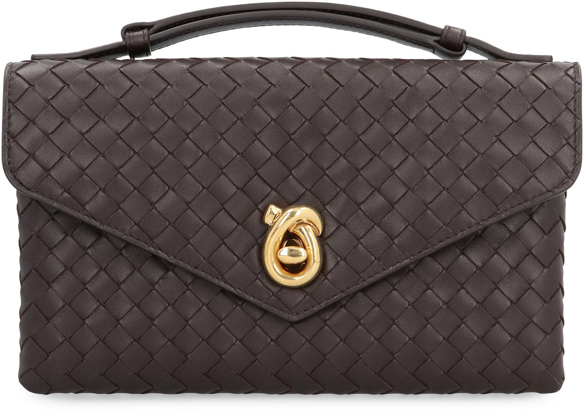 Bottega Veneta Knot Lock Leather crossbody bag